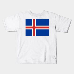 Flag of Iceland Kids T-Shirt